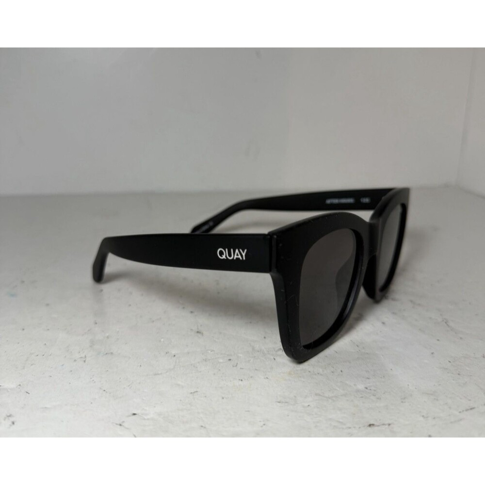 QUAY After Hours Sunglasses Black Smoke Square 125